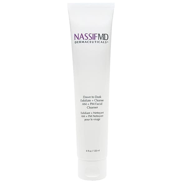 NassifMD Dawn To Dusk Exfoliate & Cleanse AM + PM Facial Cleanser - 120ml