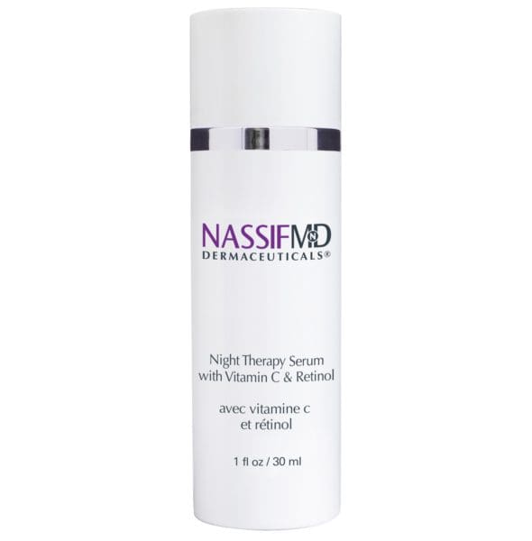 NassifMD Night Therapy Antiosidant Serum With Elasta-Derm C - 30ml
