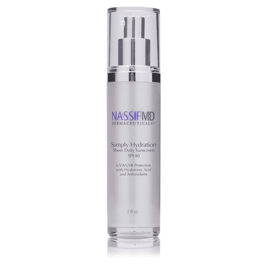 NassifMD Simply Hydration Sheer Daily Sunscreen SPF 40 - 2oz