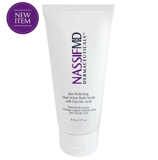 NassifMD Skin Perfecting Dual Action Body Scrub With Glycolic Acid - 177ml