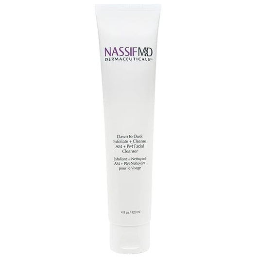 NassifMD Dawn To Dusk Exfoliate & Cleanse AM + PM Facial Cleanser - 120ml